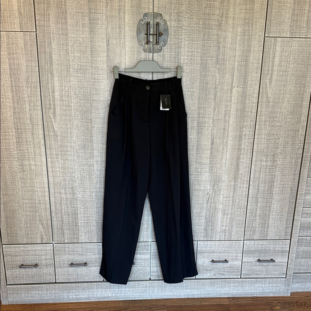 Massimo Dutti Darted Wide Leg Trousers